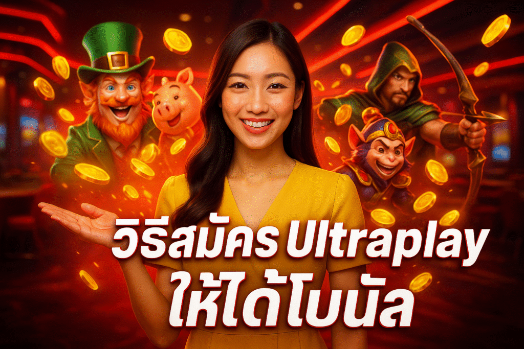 วิธีสมัคร Ultraplay ให้ได้โบนัส